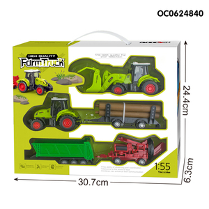 Coche de juguete de simulación de fricción para niños, 3 piezas, escala 1:55 - Product Image 6
