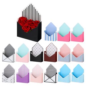 Paper Flower Gift Bags Paper Bouquet Flower Gift Bag with Handle Small Folding Hand Hold Envelope Paper Box - Product Image 1