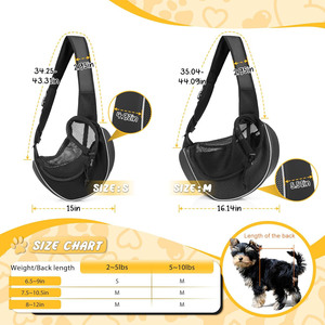 Free sample Large Pet <b>Dog</b> Mesh Sling Harnesses <b>Carry</b> Backpack Carrier Travel Tote Should <b>Bag</b> - Product Image 6