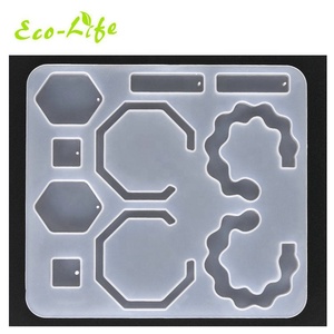 <span class=keywords><strong>Moule</strong></span> en <span class=keywords><strong>silicone</strong></span> DIY pour boucles d'oreilles en résine, motif <span class=keywords><strong>fleur</strong></span> de cristal, fait main - Product Image 3