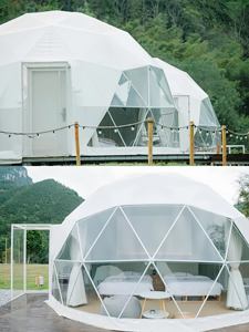 Tienda de campaña móvil moderna transparente PC Star Room Bubble House para exteriores Villa Áreas escénicas Homestay Hotel Container Houses - Product Image 6