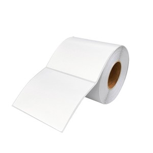 Etiquetas de papel térmico Shangyue Tag 80x50mm, adhesivo de baja temperatura, glassine blanco para impresión en cadena de frío - Product Image 1