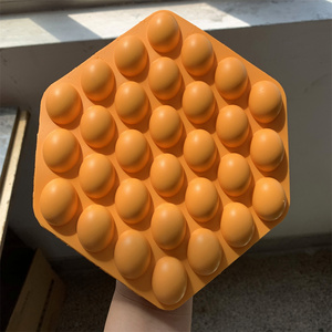 Gaufre bulle artificielle dorée classique originale, style Hong Kong, 3D, croustillante et moelleuse, modèle de présentation, lait, sucre, chocolat - Product Image 3