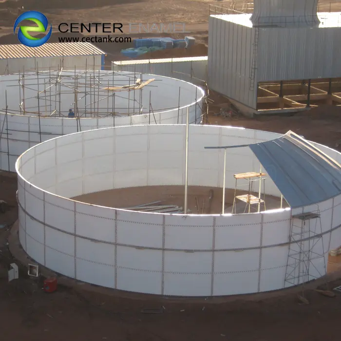 food grade potable water storage tank glass lined to steel, high resistant with OSHA