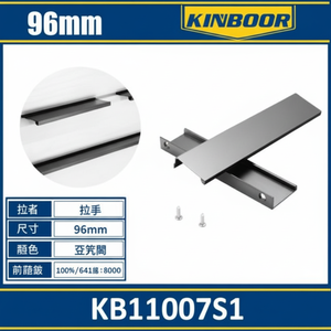 La classica maniglia dell'armadio in alluminio da 128mm tira l'hardware sfuso per le porte dei cassetti dei mobili per l'uso dell'armadio della cucina - Product Image 1