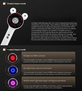 Professional Use <b>Electric</b> Scalp Care Device Relaxation Stress Relief Improved Blood Circulation <b>Head</b> <b>Massage</b> Hair Growth Machine - Product Image 2