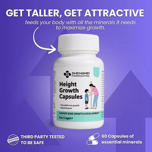 OEM Natural Grow Más Alto Suplemento Altura Píldoras Altura Crecimiento Cápsulas con calcio para aumentar el crecimiento óseo - Product Image 2