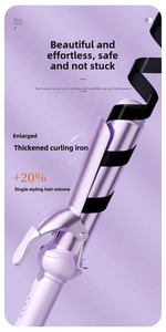 Rizador de Pelo Cerámico para Personas con Poco Tiempo, Ondas Grandes, Rizado Interno y Externo, Herramienta de Peinado de Origen Chino - Product Image 5