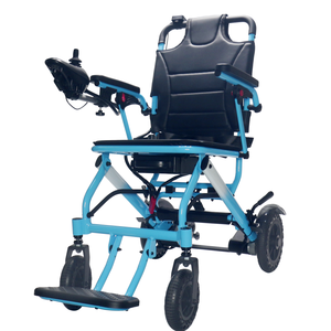 Silla de Ruedas eléctrica motorizada ligera y deportiva de 16kg, silla de ruedas eléctrica de fibra de carbono para viajes - Product Image 2