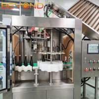 Machine de ligature de fils entièrement automatique 2000BPH pour bouteilles en verre de 750 ml de vin mousseux et champagne