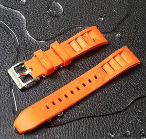 for Apple and Samsung watch straps Spot wear-resistant waterproof sports FKM fluoroelastomer watch strap suitable