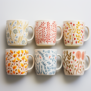 Gran oferta, taza de café de flores silvestres bohemias, tazas florales botánicas, regalos de 11 oz para jardineros - Product Image 4