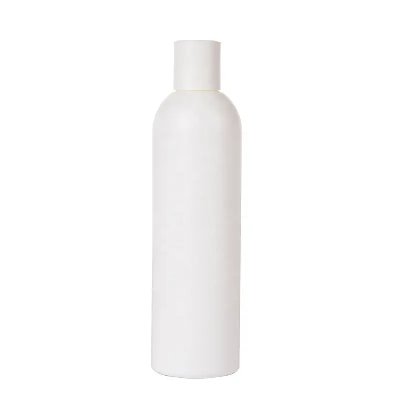 Cosmetische Hdpe Fles Met Plastic Disc Top Cap Wit 250Ml Pe Shampoo Fles Verpakking