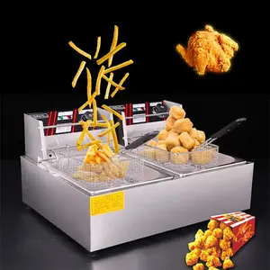 Điện Gà Sâu Fryer/Điện Sâu Frying Machine/Thương Mại Khoai Tây Chiên Sâu Fryer