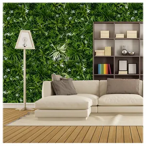 شنقا النباتات الخضراء لوحات الحائط العمودي في الهواء الطلق ضوء الجدران الخضراء المناظر الطبيعية المورد 1m