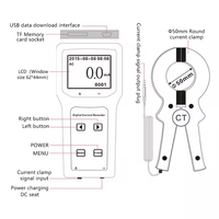 Pince de mesure de fuite numérique ES5001 0.001mA ~ 1000A Enregistreur de courant de haute précision Testeur d'ampères Pince de mesure Diode de résistance