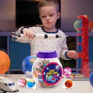 Vente en Gros Bonbons Gélifiés Moelleux en Forme de Globe Oculaire en Vrac Halal Doux Goût Fraise Fourrés à la Confiture Bonbon Gélatineux à Mâcher Œil - Product Image 5