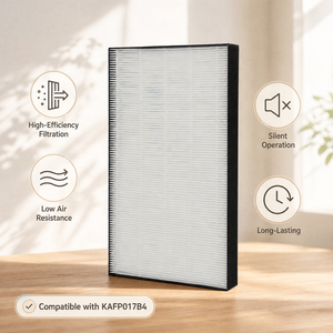 Filtre de remplacement KAFP017B4 compatible avec le <span class=keywords><strong>purificateur</strong></span> <span class=keywords><strong>d</strong></span>'<span class=keywords><strong>air</strong></span> Daikin ACK55M-T TCK55M-W, filtration à 99,5 %, anti-acariens et anti-moisissures 0,3 µm - Product Image 1