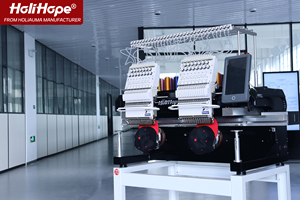 10 AÑOS DE GARANTÍA HOLIAUMA HOLIHOPE de alta calidad como máquinas de bordar felices Máquina de bordar computarizada comercial de <span class=keywords><strong>2</strong></span> cabezales - Product Image 2