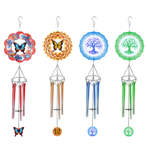 Chuông gió cho bên ngoài cây của cuộc sống 3D gió Spinner Chuông gió ngoài trời sân treo trang trí cho sân vườn - Product Image 6