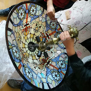 Cúpula de Vidrio Tiffany Personalizada para Decoración de Iluminación de Techo/Cúpula/Pared en Interiores y Exteriores - Product Image 6