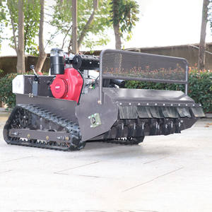 <b>Self</b>-<b>Propelled</b> Cordless <b>Electric</b> <b>Lawn</b> <b>Mower</b> 800mm Cutting Width Industrial 12V Steel Chassis 1000W 200m Remote Adjustable Height - Product Image 1
