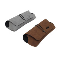 Boîte de rangement pour lentilles de lunettes de soleil de haute qualité verrouillant le sac d'affichage en polyuréthane