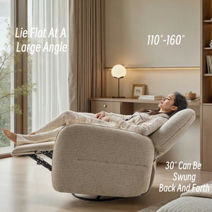 Silla giratoria de tela personalizada de fábrica Sans, sillón <span class=keywords><strong>reclinable</strong></span> <span class=keywords><strong>individual</strong></span> relajante, silla <span class=keywords><strong>reclinable</strong></span> - Product Image 6