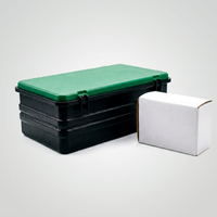 Boîte à vannes IG-VB 14 pouces en plastique robuste pour irrigation, 550x310x650mm, pour la protection des systèmes d'eau souterrains