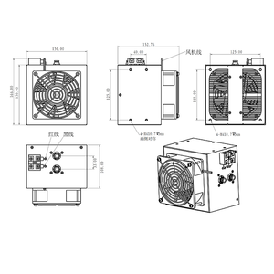 Unidade de Refrigeração Termoelétrica Peltier Mini Resfriador de Água Industrial com Resfriamento Líquido para Peças de Refrigeração - Product Image 3