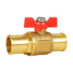 Robinet à bille à tête double pagode en laiton 22/28 mm avec poignée rotative, interrupteur manuel pour eau, huile, gaz, accessoire à passage direct - Product Image 1