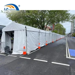 3x33m米户外铝贸易展跑马灯走道结构帐篷，用于展览或赛车活动