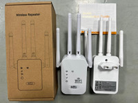 Repetidor WIFI transfronterizo 300M amplificador de señal hogar 4 antena extensor de red amplificador de señal de penetración de pared