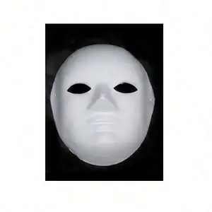 China CM-1046 Trading Wholesale High Quality White Halloween Paper Mask