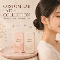 Patchs d'acupression auriculaire colorés pour la relaxation et le bien-être, graines thérapeutiques pour l'oreille, emballage en vrac