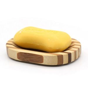Custom LOGO Self Draining Bar <b>Soap</b> <b>Dish</b> Wooden <b>Soap</b> Saver Tray Holder for Kitchen - Product Image 4