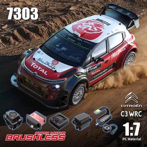 Modellino Auto Radiocomandata da Rally Drift MJX 7303 Citroën <span class=keywords><strong>C3</strong></span> Grande Brushless in Metallo Fuoristrada con Caricabatterie Incluso - Product Image 2