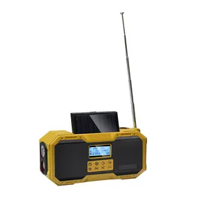 DF588 Fm Am Antenna radio Portable Crank Solar Speaker Wireless Sw Dab Usb NOAA Ham Rechargeable speaker Radio