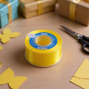 Il Satin <b>Ribbon</b> 5.0m 25y Yellow D11 - Product Image 2