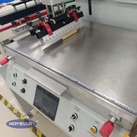 Máquina de serigrafía de cama plana de 1 color para papel de impresión/caja/bolsa/producto plano