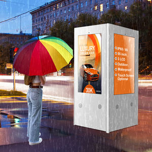Pantallas inteligentes de alto diseño de China, reproductor de tótem táctil 4K, publicidad de <span class=keywords><strong>marketing</strong></span> comercial, señalización <span class=keywords><strong>Digital</strong></span> Lcd para exteriores - Product Image 3