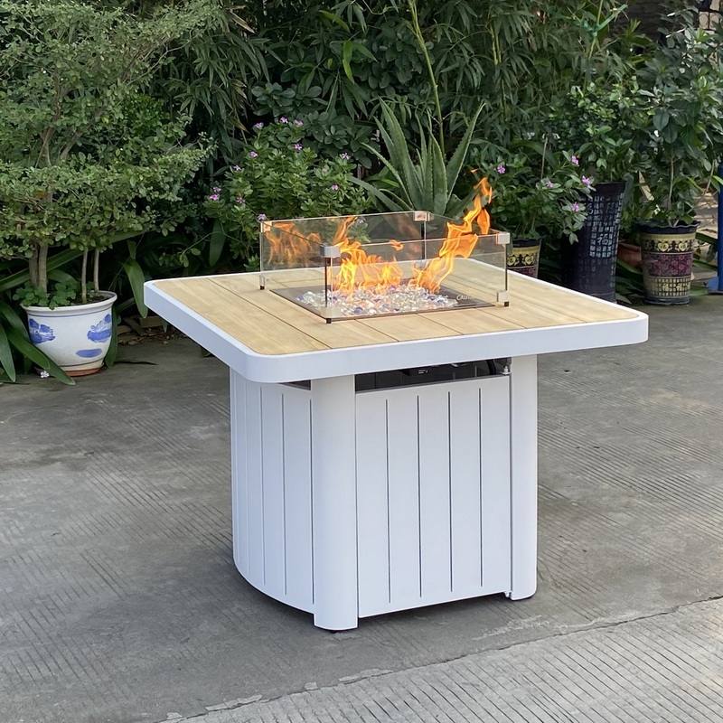 36 Inch square Teak Wood Patio