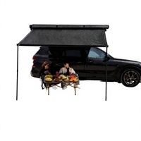 Tente latérale de voiture en tissu Oxford, imperméable, protection solaire, ouverture automatique, portable, triple couche, quatre saisons, grand espace pour l'extérieur