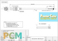 Kabel Aptiv 12065287 3 Pin Female ke Open End yang Kompatibel dengan Konektor Delphi 150 3 Arah untuk Sensor Tekanan AC, Rem, Vakum, dan Oli