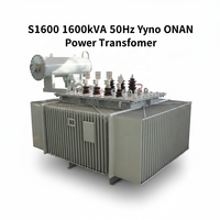 Transformateur de distribution triphasé 1600 kVA 6,6 kV/415 V 50 Hz, refroidissement ONAN, IEC60076 GB1094, fabriqué en Chine