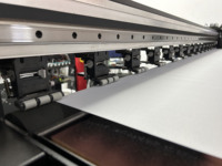 Nouvelle machine d'impression par sublimation semi-automatique à grande vitesse à 2 têtes de 1,8 m pour la fabrication de drapeaux, de drapeaux de plage et de bannières