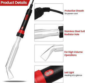 <span class=keywords><strong>Fer</strong></span> à <span class=keywords><strong>souder</strong></span> électrique de qualité professionnelle 80-300W soudage à haute puissance à chauffage rapide réparation électronique efficace pour électricien - Product Image 6