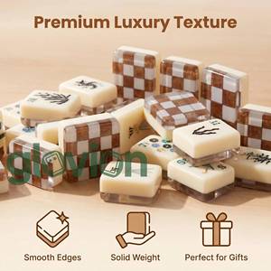 2026 The Water's Edge Line: „Beth“ Bundle 160 Mahjong-Steine Amerikanisches Set 2-lagig auf Lager - Product Image 3