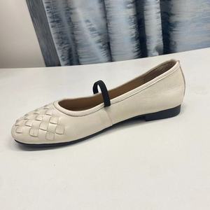 Zapatos de Ballet Mary con Tiras para Mujer, Planos, Suaves, Trenzados, con Punta Redonda, para Bailarinas, para Conducir, Tallas Grandes, Personalizables con Logotipo - Product Image 3