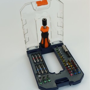 Xinshili – Kit d'outils combinés multifonctionnels magnétiques avec jeu de 39 embouts de tournevis manuels - Product Image 1
